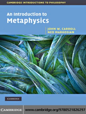 cover image of An Introduction to Metaphysics